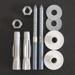 Lavabo Mural / Lavabo à Poser BS6001 -blanc- 2 Trous Pour Robinetterie- Largeur 120cm -Geberit || Grohe || ALLIBERT Soldes 11242661 4