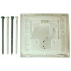 Plaque YIN YANG Blanche Siamp -Geberit || Grohe || ALLIBERT Soldes 1151493 4