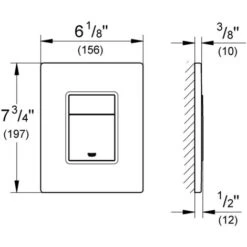 Grohe Skate Cosmopolitan Plaque De Commande Cool Sunrise Brossé (38732GN0) -Geberit || Grohe || ALLIBERT Soldes 12176846 3