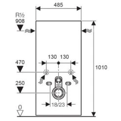 GEBERIT Panneau MONOLITH Pour WC Suspendu - Blanc 9 GEBERIT Panneau MONOLITH Pour WC Suspendu - Blanc -Geberit || Grohe || ALLIBERT Soldes 1285529 3