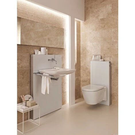 GEBERIT Panneau MONOLITH Pour WC Suspendu - Blanc 7 GEBERIT Panneau MONOLITH Pour WC Suspendu - Blanc – Image 5