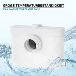 WilTec 3/1 Station De Relevage Avec Raccord Frontal 450W Eaux Usées WC Eaux Chargées -Geberit || Grohe || ALLIBERT Soldes 13188591 4