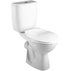 Pack WC 3/6L ROCA SOPHIA Sortie Horizontale - Blanc