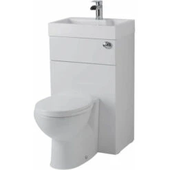 Hudson Reed - Toilette WC Avec Lave Main Intégré - Design Moderne Minimaliste