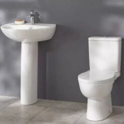 WC à Poser Sans Bride Jacob Delafon Patio + Abattant -Geberit || Grohe || ALLIBERT Soldes 15288025 2