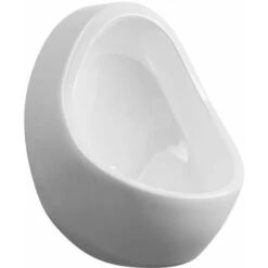 Urinoir Suspendu Avec Valve De Chasse D'eau Céramique Blanc VidaXL -Geberit || Grohe || ALLIBERT Soldes 15292045 4