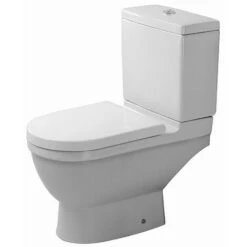 Stand Duravit WC Kombi Starck 3 65,5cm, Sortie Horizontale, Blanc, Coloris: Blanc - 0126090000