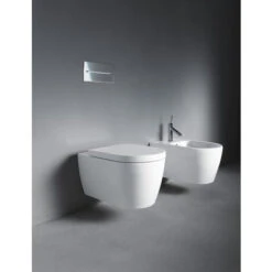 Ensemble Duravit ME By Starck WC Compact à Suspension Murale Duravit RimlessÂ - 45300900A1 -Geberit || Grohe || ALLIBERT Soldes 16024345 3