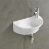 Lave Main Ovale - Céramique - 40x29 Cm - Elipse -Geberit || Grohe || ALLIBERT Soldes 1777982 1