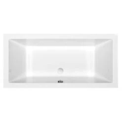 Baignoire Rectangulaire 150x75 Cm INTRO à Encastrer En Acrylique + Tablier Central