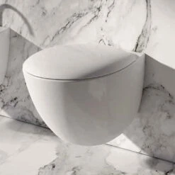 WC Suspendu Rascal Avec Profondeur Réduite De 48 Cm Domus Falerii Mascalzone - Siège à Fermeture Amortie