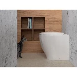 Toilettes Murales Avec Profondeur Réduite De 48 Cm Domus Falerii Mascalzone Avec Siège Fermé Normal