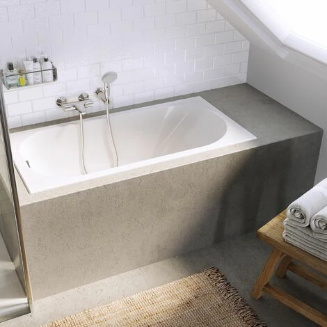 ALLIBERT Baignoire Rectangulaire Diva 140 X 70 Cm 4 ALLIBERT Baignoire Rectangulaire Diva 140 X 70 Cm – Image 2