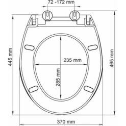 ALLIBERT Abattant WC à  Fermeture Progressive Et Déclipsable BOREO Blanc -Geberit || Grohe || ALLIBERT Soldes 18215913 4