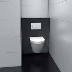 Kit Habillage+finition Bâti-support Wedi I-Board Concrete Gris -Geberit || Grohe || ALLIBERT Soldes 19064061 3