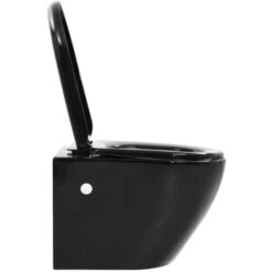 Toilette Suspendue Au Mur Avec Réservoir Caché Céramique Noir VidaXL 11 Toilette Suspendue Au Mur Avec Réservoir Caché Céramique Noir VidaXL -Geberit || Grohe || ALLIBERT Soldes 19229976 5