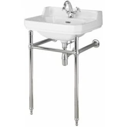 Hudson Reed - Lavabo Sur Pieds - Design Rétro Old London - 50CM