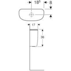 Réservoir De WC BASTIA 3 à 6 Litres, Entraxe 16 Cm Allia -Geberit || Grohe || ALLIBERT Soldes 19596103 4