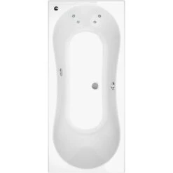 ALLIBERT Baignoire Balnéo Rectangulaire PUREA 180 X 80 Cm