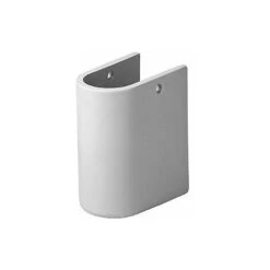 Duravit Demi-colonne Starck 3 Pour 030050, 075045, 030160, 030155, Coloris: Blanc Avec Wondergliss - 08651700001