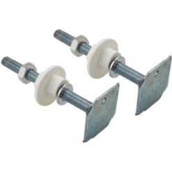 2 Fixations Lavabo Paroi Creuse Rondelle Excentrée 10x110