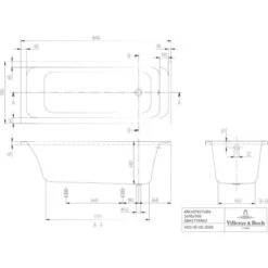 Villeroy & Boch Baignoire Droite 170 X 70 VILLEROY ET BOCH Architectura Acrylique 9 Villeroy & Boch Baignoire Droite 170 X 70 VILLEROY ET BOCH Architectura Acrylique -Geberit || Grohe || ALLIBERT Soldes 2132940 4