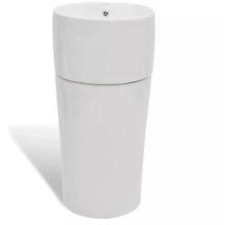 Topdeal Vasque à Trou De Trop-plein/robinet Céramique Blanc Pour Salle De Bain 8 Topdeal Vasque à Trou De Trop-plein/robinet Céramique Blanc Pour Salle De Bain -Geberit || Grohe || ALLIBERT Soldes 22964613 2