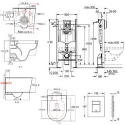 Grohe Pack WC Autoportant Avec Cuvette Swiss Aqua Technologies Sans Bride + Plaque Chrome (ProjectSATrimless-1) -Geberit || Grohe || ALLIBERT Soldes 23704505 5