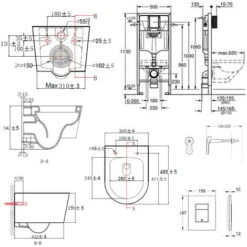 Grohe Pack WC Rapid SL + Cuvette Sans Bride SAT, Fixations Cachées + Plaque Skate Chrome (RapidSL-SATrimless) -Geberit || Grohe || ALLIBERT Soldes 23704507 5