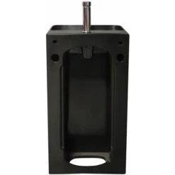 Lavabo Colonne En Céramique Noire 46 X 85 X 34 Cm EKO -Geberit || Grohe || ALLIBERT Soldes 23744858 4