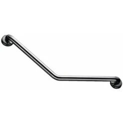 Barre D'appui Coudée 135° Ø32 - Inox - 3 Points De Fixations 400x400mm