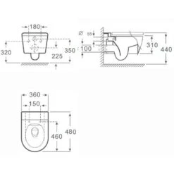 CONFORT - WC Suspendu Sans Bride Avec Fixations Invisibles + Abattant Ultra Fin Déclipsable + Frein De Chute 11 CONFORT - WC Suspendu Sans Bride Avec Fixations Invisibles + Abattant Ultra Fin Déclipsable + Frein De Chute -Geberit || Grohe || ALLIBERT Soldes 24230009 5