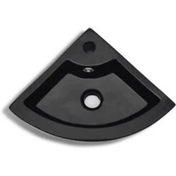 Lavabo Avec Trou De Trop-plein 45x32x12,5 Cm Noir VidaXL -Geberit || Grohe || ALLIBERT Soldes 2429751 4