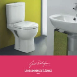WC à Poser Jacob Delafon Odeon Up + Abattant 9 WC à Poser Jacob Delafon Odeon Up + Abattant -Geberit || Grohe || ALLIBERT Soldes 2468774 3