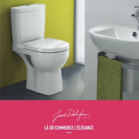 WC à Poser Jacob Delafon Odeon Up + Abattant 5 WC à Poser Jacob Delafon Odeon Up + Abattant – Image 3