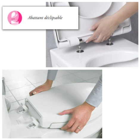 WC à Poser Jacob Delafon Odeon Up + Abattant 6 WC à Poser Jacob Delafon Odeon Up + Abattant – Image 4