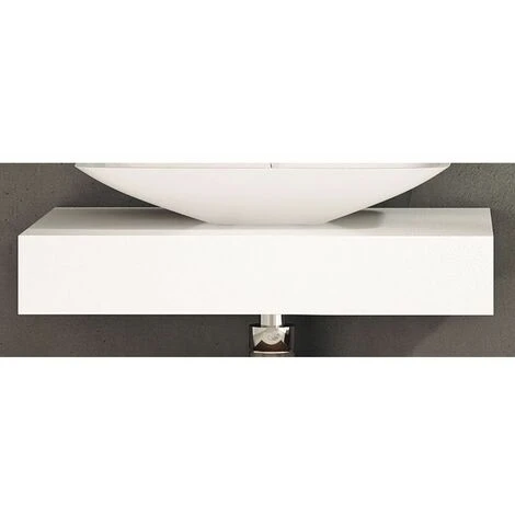 Comptoir De Bain Hauteur 10 Cm En Résine Minérale SOLID SURFACE Gris Ardoise 120X46CM 5 Comptoir De Bain Hauteur 10 Cm En Résine Minérale SOLID SURFACE Gris Ardoise 120X46CM – Image 3