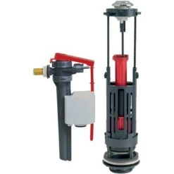 Ensemble Chasse D'eau Mécanisme WC à étrier Wirquin One Et Robinet Flotteur Jollyfill