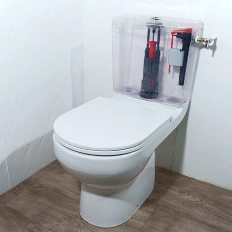 Ensemble Chasse D'eau Mécanisme WC à étrier Wirquin One Et Robinet Flotteur Jollyfill 5 Ensemble Chasse D'eau Mécanisme WC à étrier Wirquin One Et Robinet Flotteur Jollyfill – Image 3
