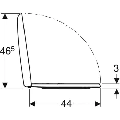 Abattant Wc Renova GEBERIT - 573015000 6 Abattant Wc Renova GEBERIT - 573015000 – Image 4