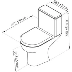 Pack WC TANAO Avec Bride Sortie Horizontale -H72,5xl36x66,5cm -Céramique Blanche -Geberit || Grohe || ALLIBERT Soldes 28262303 3