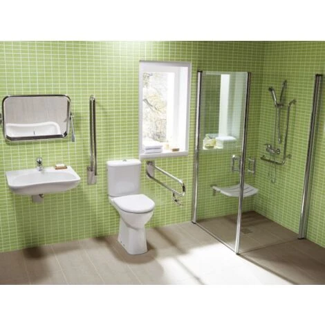 Jika (Groupe Roca) Mio Lavabo PMR Sans Obstacle 64x55 Cm Trou Pour Robinetterie Au Milieu (1371.4.000.104.1) 4 Jika (Groupe Roca) Mio Lavabo PMR Sans Obstacle 64x55 Cm Trou Pour Robinetterie Au Milieu (1371.4.000.104.1) – Image 2