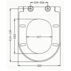Idevit Abattant WC à Fermeture Douce Softclose Adaptable Sur La Plupart Des Cuvettes, Blanc (EASY2244) -Geberit || Grohe || ALLIBERT Soldes 28543337 5