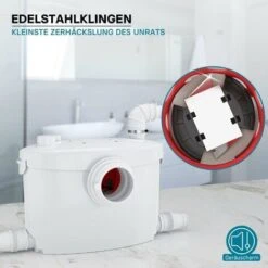 XPOtool 4/1 Station De Relevage 400W Eaux Usées WC Eaux Chargées Pompage -Geberit || Grohe || ALLIBERT Soldes 28600570 3