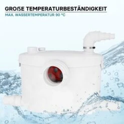 XPOtool 4/1 Station De Relevage 400W Eaux Usées WC Eaux Chargées Pompage -Geberit || Grohe || ALLIBERT Soldes 28600570 4