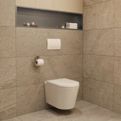 Geberit Pack Bâti-support 112cm + Cuvette Swiss Aqua Technologies Sans Bride + Plaque Blanche (SATrimlessGeb3) -Geberit || Grohe || ALLIBERT Soldes 28999035 3