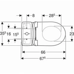 Pack WC Au Sol Renova GEBERIT Avec Abattant - 501.866.00.1 -Geberit || Grohe || ALLIBERT Soldes 29548033 3