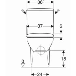 Pack WC Au Sol Renova GEBERIT Avec Abattant - 501.866.00.1 -Geberit || Grohe || ALLIBERT Soldes 29548033 5