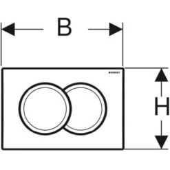 Geberit Delta Pack Bâti-support Duofix 112cm + Plaque De Commande Blanche Delta01 + Fixations Murales (111.154.11.2) -Geberit || Grohe || ALLIBERT Soldes 29873820 5