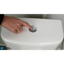 Ensemble De Chasse Poussoir Double Volume 3/6L + Robinet Flotteur Latéral M3/8 NOYON & THIEBAULT -Geberit || Grohe || ALLIBERT Soldes 30116446 3